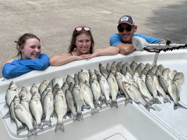 Group picture with fish that were caught